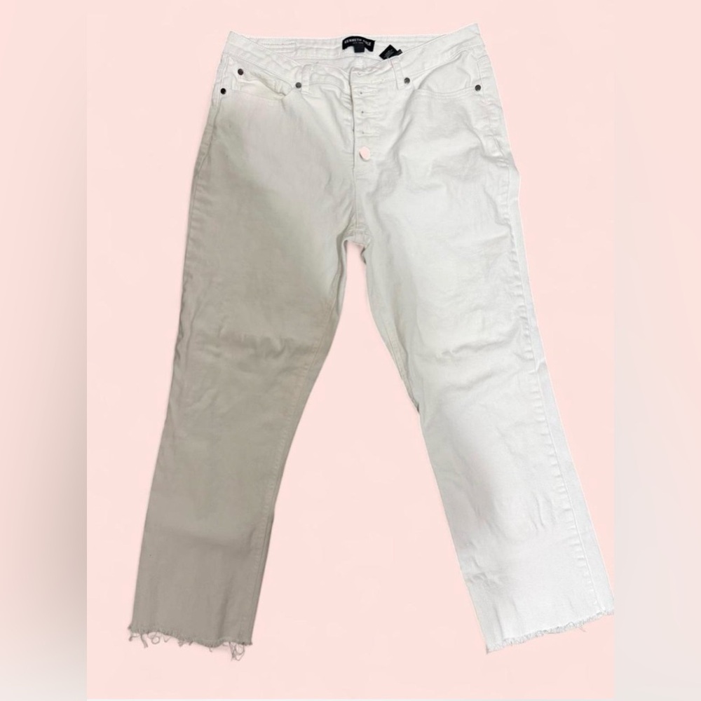 Kenneth Cole Straight Ankle Jeans